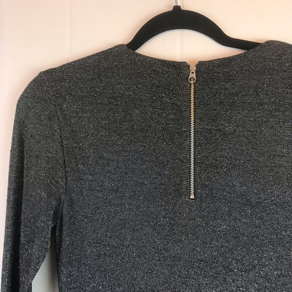 Ted Baker | size 2. Sparkly Long Sleeve Dress - Picture 6 of 8